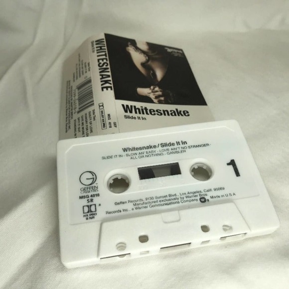 Vintage Whitesnake - Slide It In Cassette, Good Working Condition - Picture 5 of 6